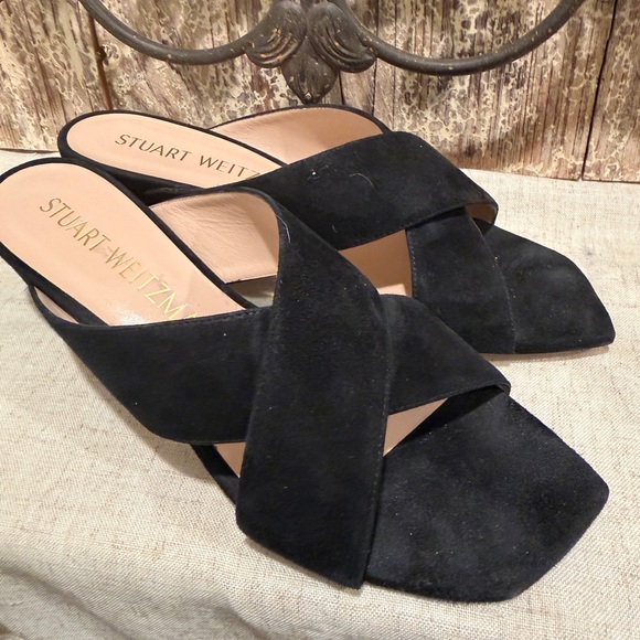 Stuart Weitzman shoes leather heels 9.5 - Picture 2 of 7